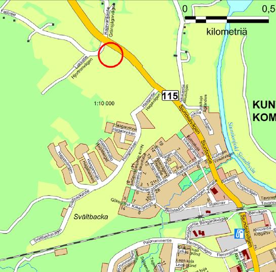 1 BASFAKTA OCH UPPGIFTER OM DIARIEFÖRING 1.1 Planeområdets läge Området ligger i korsningen mellan Sjundeåvägen och Fallvägen.