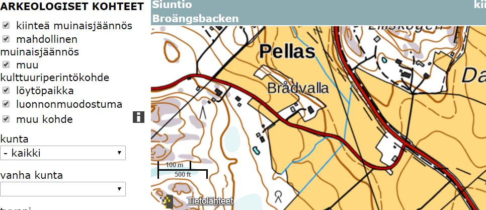 21 Landskapsplanen Sammanfattning av landskapsplanerna. Området har anvisats som ett tätare bebyggt område för tätortsfunktioner.