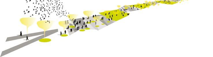 T Rusthållavägen GATAN och STRÅKET Den nya gatan dras från G:a Tyresövägen över sportfältet, korsar Skarpnäcks Landsväg snirklar sig upp mot Rusthållarvägen och Barmossens Centrum.