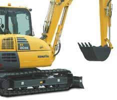 skaderisken Överlägsen mångsidighet Många användningsområden Extra hydraulkrets som standard, en- eller tvåvägs, för redskap Sekundär hydraulkrets och