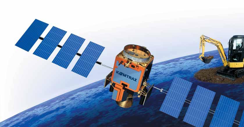 Komatsu satellit övervakningssystem KOMTRAX är ett revolutionerande maskinuppföljningssystem, byggt för att