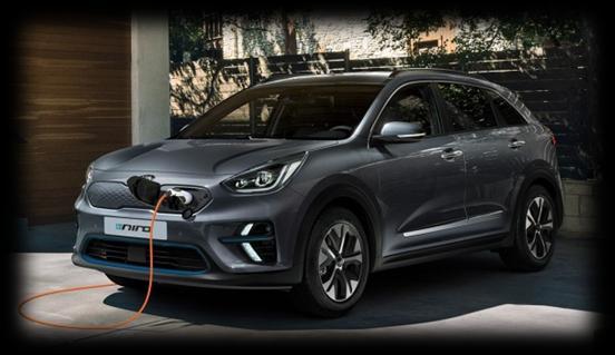 Kia e-niro el Kia e-niro El 15,9 kwh/ km (WLTP) 64 kwh 45,5 mil (WLTP) 24 hk Säkerhet 5 stjärnor (Euro NCAP