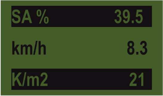19 Med knappen kommer du till det senast visade värdet.