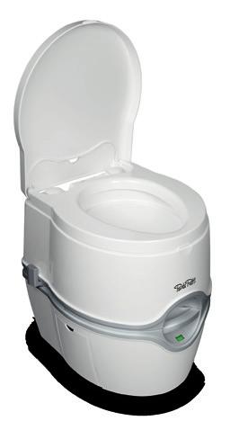 The Designer Portable toilet JUVELEN BLAND PORTABLA TOALETTER 565-serien speglar den kunskap och