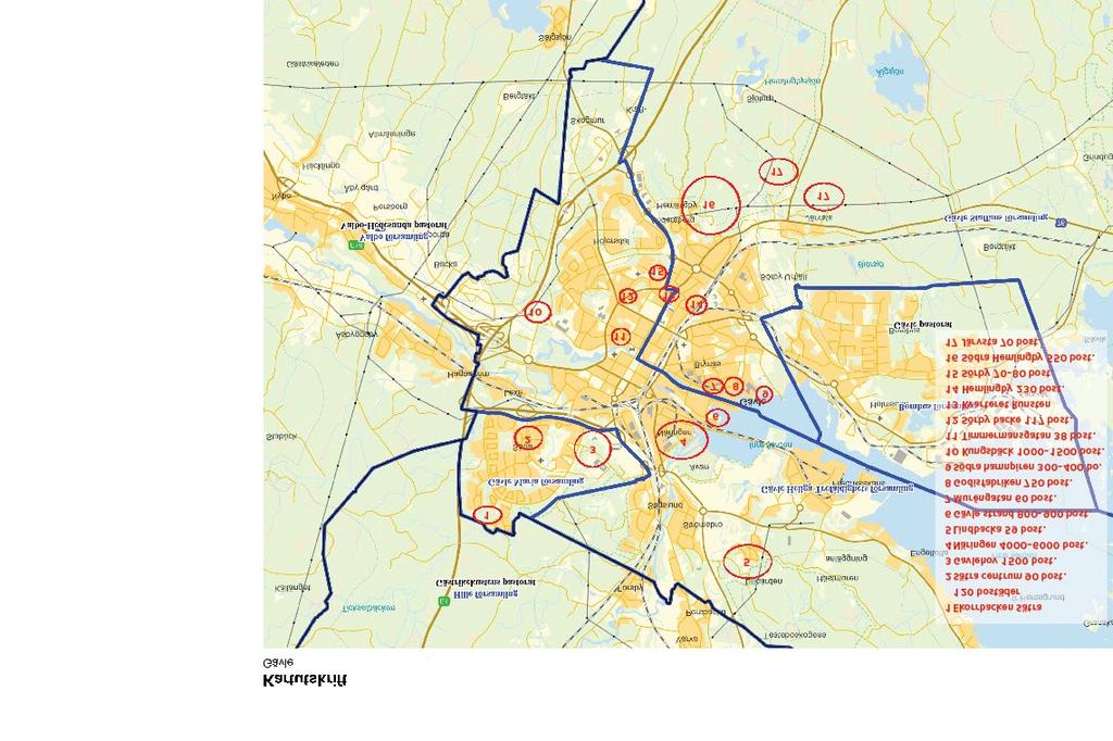 De bostäder som planeras i Gävle. Viktigt för att se hur Gävle kommer att se framöver.
