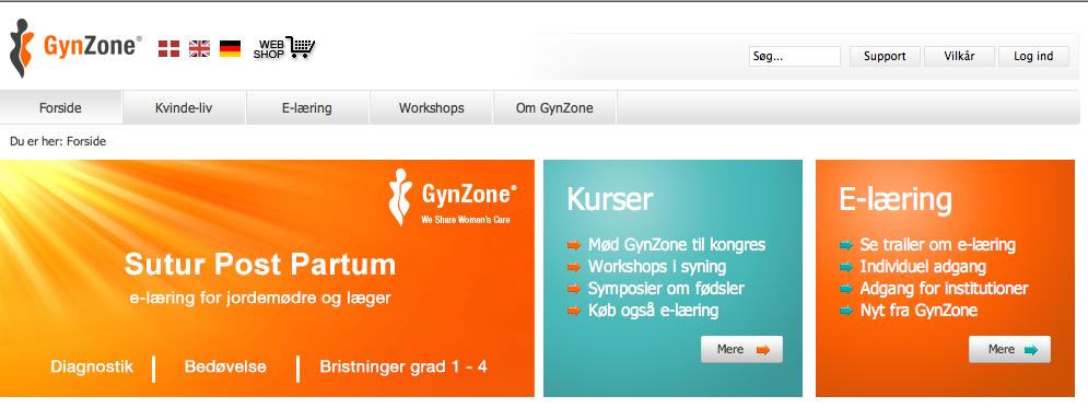 2 Quick Guide: GynZone Licens Administrator på www.gynzone.dk Användarnamnet (Brugernavn) till GynZone är inte en mejladress.