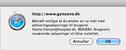 5 Quick Guide: GynZone Licens Administrator på www.gynzone.dk Översikten visar viket dato, du har skickat inbjudan i rutan under Inviteret.