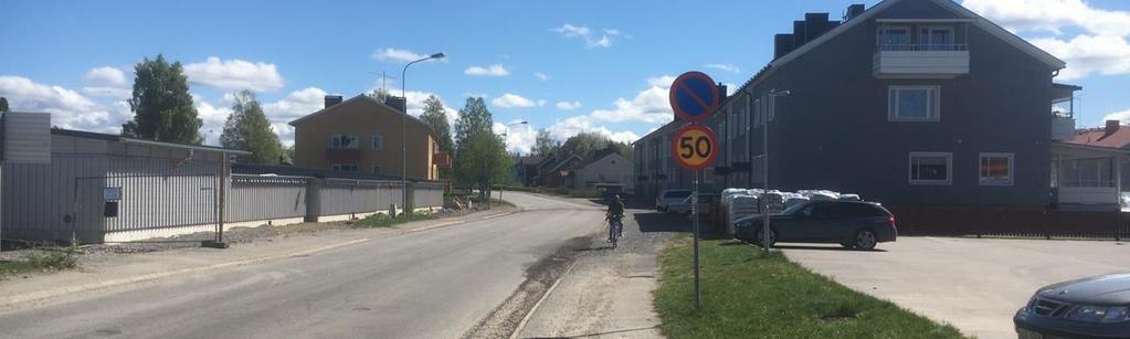 5.2 FÖRBUD ATT PARKERA Figur 13 Parkeringsförbud på Karlsgårdsvägen Kommentar: