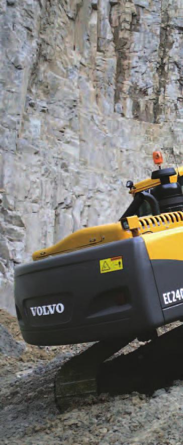 VOLVO - EN PARTNER ATT LITA PÅ. För det mesta arbetar du ensam i maskinen. Men när du sitter i en Volvo EC240C är du inte ensam.