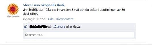 På bild 1 har Skoghalls Bruk presenterat information om ett ledigt jobb som finns att söka, det kan då klassas som rekryteringskommunikation.