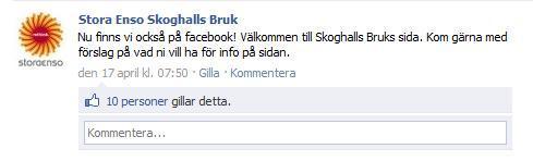 interaktion. Då både presentationsinlägg och interaktionsinlägg har fått kommentarer och inte fått kommentarer från Facebookanvändare visar detta hur komplext det är att bjuda in till dialog.