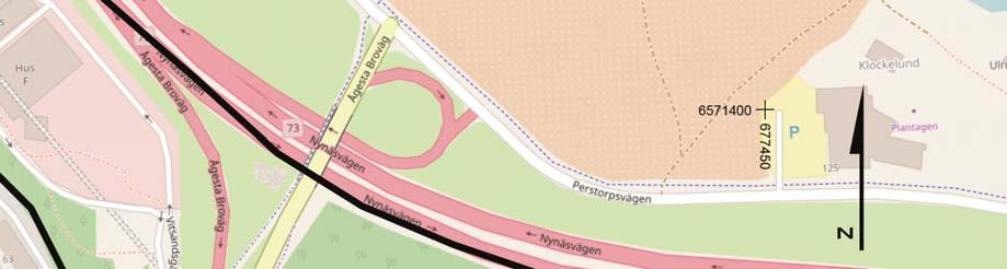 Fig. 6. Objekt 1 och 2 markerade på underlagskarta. Utredningsområdet markerat med svart linje. Skala 1:4000. An kvarisk status: Övrig kulturhistorisk lämning Objekt 2 Bebyggelseläge.