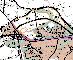Översiktsplanen ger öljande rekommendationer ör bygglovprövning och detaljplanering: Det aktuella programområdet år tolkas ingå i område D4, då det utgör ett beintligt verksamhetsområde mellan