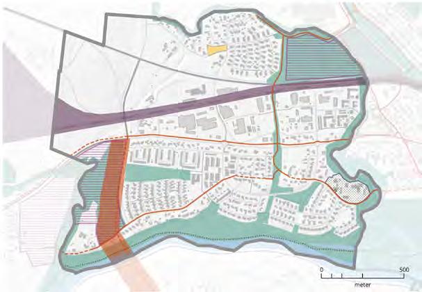 OMRÅDE FÖRSLAG ÖNSKAD UTVECKLING FÖRHÅLLNINGSSÄTT Sportfältet Fritidsändamål, radhus och flerbostadshus (50-00) Planen föreslår en översyn av idrott- och rekreationsytorna på Degerbyn och Sjungande