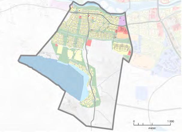 OMRÅDE FÖRSLAG ÖNSKAD UTVECKLING Falkträsket Radhus, småhus (60) Utveckling av befintligt villaområde. Fin utsikt över staden kan skapas.