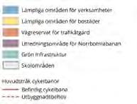 Det är viktigt att platsens historia lyfts fram i någon form och samspelar med tillkommande bebyggelse, rekreation och även verksamheter.