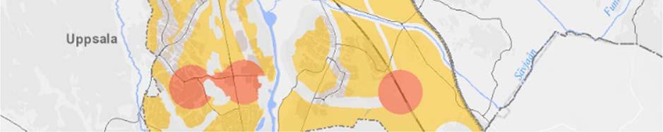 TIDIGARE STÄLLNINGSTAGANDEN Översiktsplan Enligt översiktsplanen (ÖP) ligger planområdet inom den prioriterade tätorten Gunsta. I översiktsplanen pekas även Almungestråket ut.