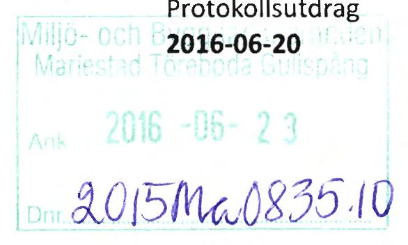 beslutar att anta upprättat förslag till taxa för prövning och tillsyn enligt miljöbalken i enlighet med upprättat förslag med justeringen att timtaxan ska uppgå till kronor.