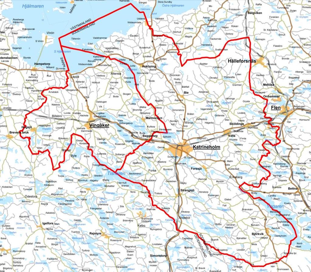 HANDLINGSPROGRAM 2016-2019 - DIREKTIONENS VILJA Förmåga Utifrån kartan och efterföljande beskrivning kan