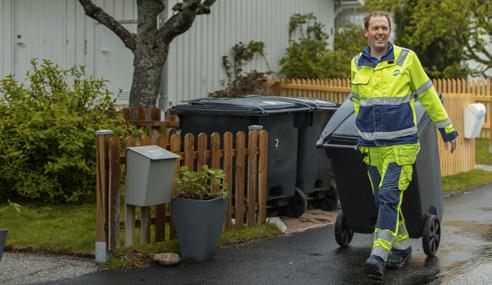 Fyll lagom och stäng påsen Tänk på att inte fylla matavfallspåsen över den streckade linjen och att försluta innan du lägger den i sopkärlet. Smidigare Behöver du fler påsar?