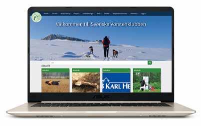 SVK:S NYA HEMSIDA SVK:S NYA HEMSIDA 15 april lanserade vi nya hemsidan vorsteh.se Några veckor innan hade vi också startat en egen sida på Facebook för SVK som en förberedelse för lanseringen.