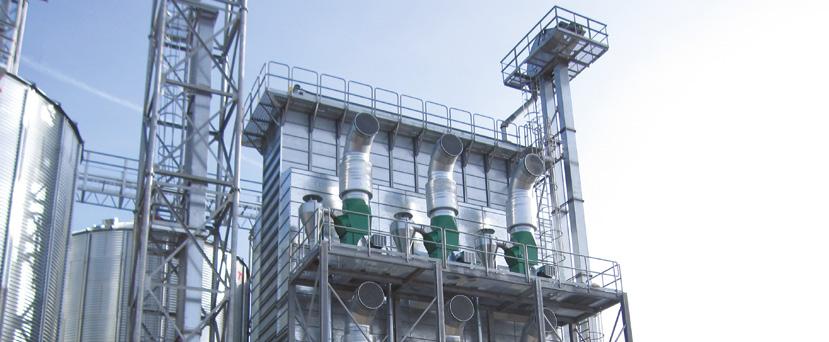 C-SERIENS KONTINUERLIGA TORKAR FÖR EN EFFEKTIV OCH JÄMN SPANNMÅLSTORKNING Mepus tekniskt högkvalitativa kontinuerliga varmluftstorkar torkar spannmålet försiktigt och jämnt och energieffektivt.