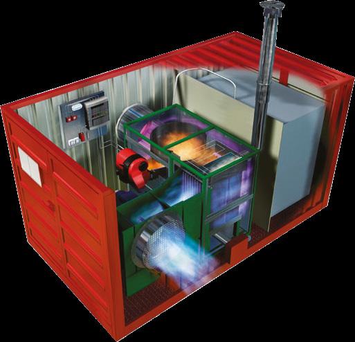 EFFEKTIVA VÄRMEKONTEINRAR TILL STORA OBJEKT Mepus ekonomiska och brukssäkra Hot Box -värmeenhet är ett effektpaket, som är planerat speciellt för uppvärmning av stora objekt.