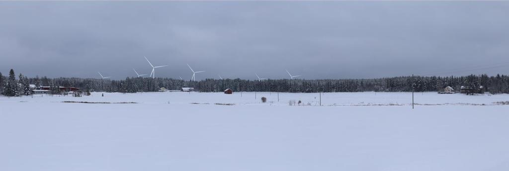 LANDSKAPS- OCH KULTURMILJÖUTREDNING FÖR TETOM VINDKRAFTSPROJEKT 19 ken kan få landskapet att se tillplattat ut, då landskapets centrala element är jordbruksbyggnader och gårdsområden, då de närmaste