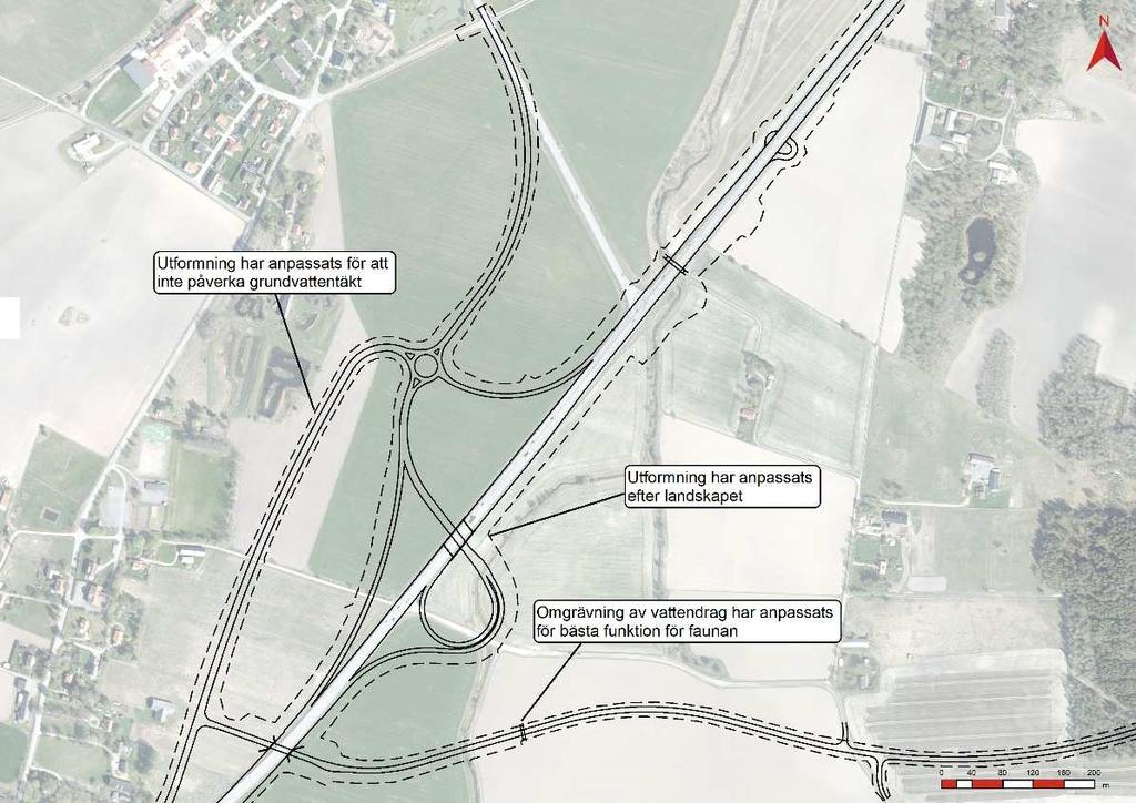 Hasslerör (ca 11/900-12/800) Hasslerör är en ny trafikplats som tillkommer för att skapa en säker korsningspunkt till väg 26 mot Kristinehamn, och samtidigt ansluta bland annat samhället Hasslerör