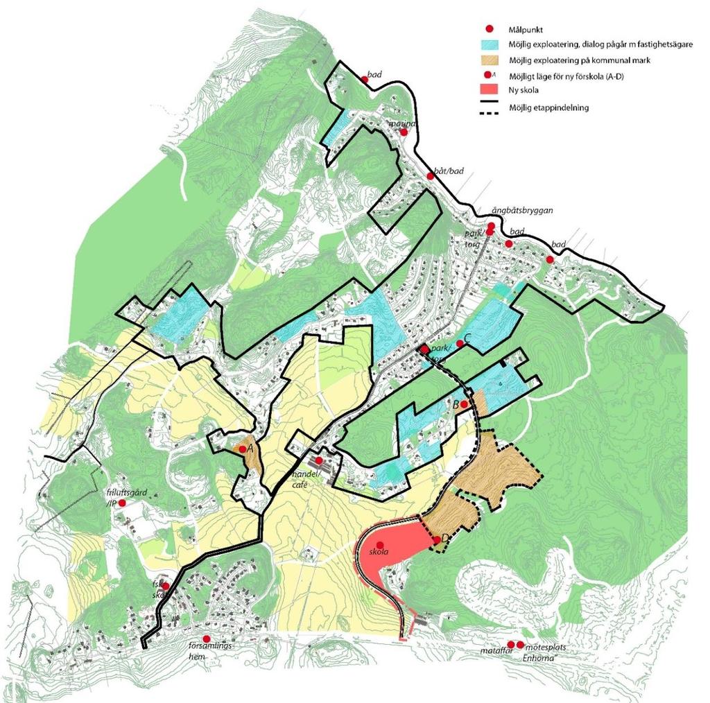 2 (47) Sammanfattning Utvecklingen för Sandviken och dess närområde utreds utifrån tre olika omfattningar. Alternativ 2 är indelat i två underalternativ.