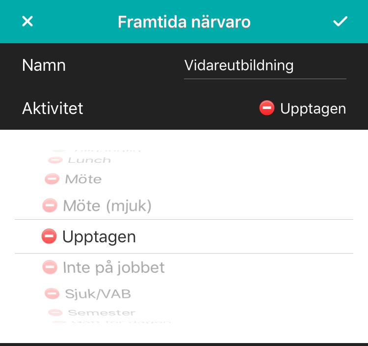 4 5 4 Klicka i fältet Namn och skriv ett namn för händelsen.