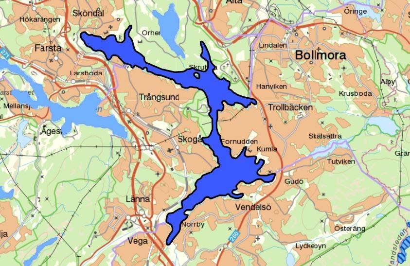 Vattenförekomsten Drevviken bedöms ha otillfredsställande ekologisk status (källa: VattenInformationssystem Sverige, VISS).