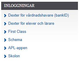 DEXTER Inlogg BankID