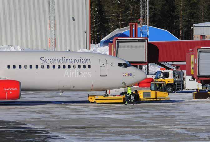 Nya platser för remoteavisning. Plats 9 är planerad att byggas under 2019 Kapaciteten på avisningsplattan är för liten eftersom den endast medger avisning av ett flygplan i taget.