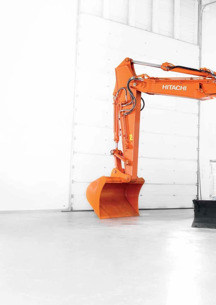KRÄV PERFEKTION ZX190W-6, som är utvecklad vid världens största grävmaskinsfabrik i Japan, uppfyller kraven från den europeiska anläggningsindustrin.