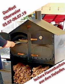 Amtsblatt Ettlingen 04. Juli 2019 Nr. 27 41 einen recht ansehnlichen Fußball. Mitte der ersten Halbzeit hatte der Gastgeber mehr vom Spiel und ging durch 2 Tore von M. Kalkbrenner in Führung.