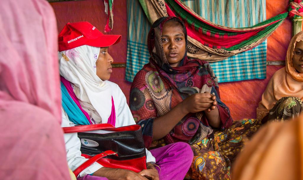 Noor Alam/ActionAid Humanitära kriser och katastrofer är sällan könsneutrala Kvinnor och barn löper globalt sett större risk att dö i samband med en katastrof än män.