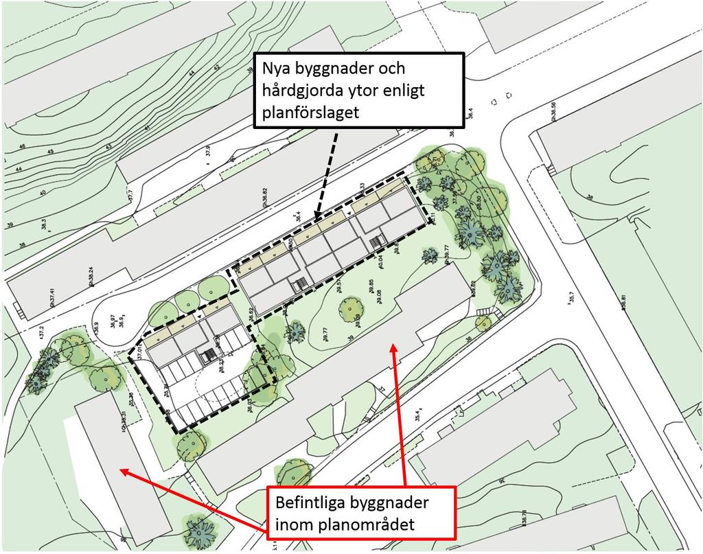 2 Översiktlig beskrivning av inventeringsområdet 2.1 Läge och nytt planförslag Inventeringsområdet avgränsas av Lungtorpsvägen i väst, Störtloppsvägen i öst och Vasaloppsvägen i söder, Hägersten.