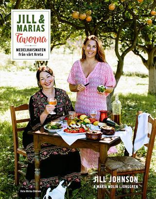 Faktaruta Bok: Jill & Marias taverna Medelhavsmaten från vårt Kreta Släpptes: 2 maj på Tukan Förlag Av: Jill Johnson och Maria Molin Ljunggren Kort om Jill och Maria: Jill Johnson är musiker och har