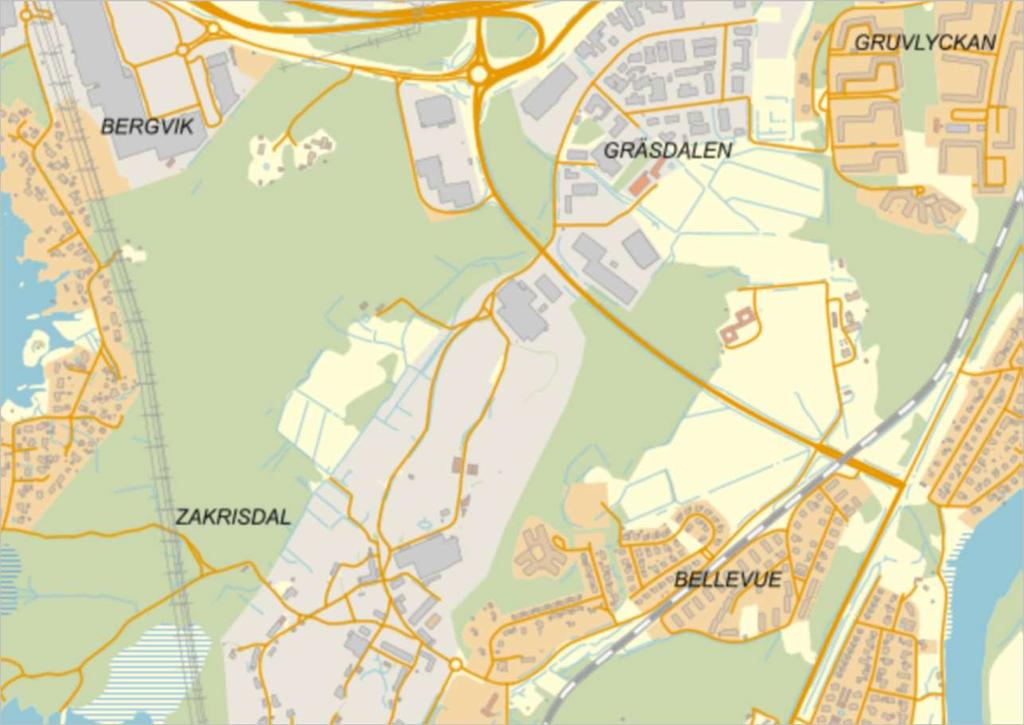 Se bifogad detalplan. Fastigheten Karlstad Gräsdalen 1:7 med pågående detaljplan, tomtarea 1 6881 kvm.
