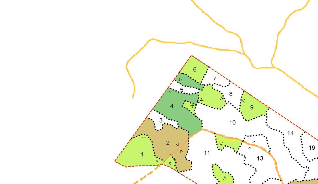 x: 532050, y: 6339045 (SWEREF99 TM) Skogskarta över GRANSKATA 1:4 m.fl.