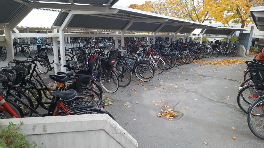 Utvärdering Cykelparkeringsinventering 23 aug + 23 okt 17 Före 1618