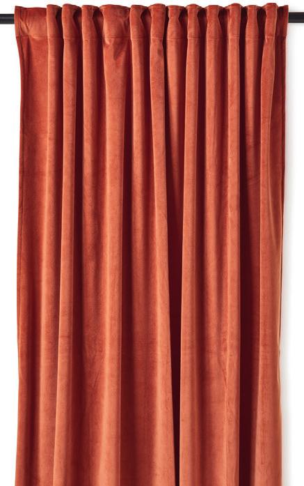 polyestersammet med multiband, rost eller bordeaux, 2-pack, 140x250 cm 479 (599 ).