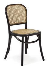 291 ) bord + 4 stolar Hylla Eddo i svartlackerad metall med detaljer i mässingsfärgad metall, 4 hyllplan i glas, B 74, D 27, H
