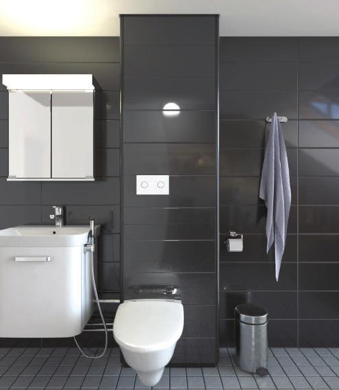 Reno Port Snabb och smidig badrumsrenovering Riser Port Effektiva ösningar vid nybyggnation och renovering GOLVVÄRME YTVÄRME RÖRSYSTEM KOMPOSIT RÖRSYSTEM PEX Prefabricerad ösning för injerenovering i