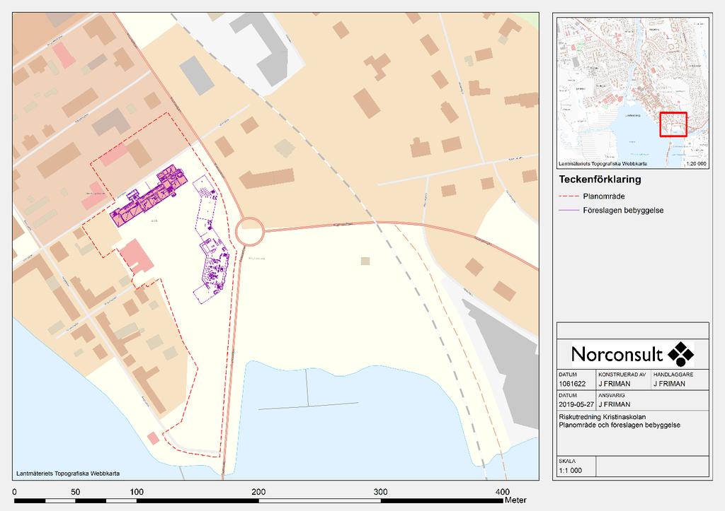 Bakgrund Planområde Detaljplanen för Kristinaskolan är belägen vid södra entrén till Lindesberg, se Figur 1.