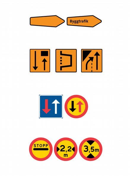 Trafikhänvisning UT-10-X Trafikskyltning utformas enligt trafikverkets riktlinjer och placeras där det är nödvändigt att förstärka Stockholm stads trafikskyltning.