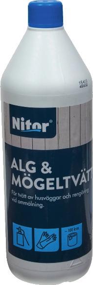 fuktupptagning. Behandlat trä ska övermålas. Finns även i 1 L och 2,5 L.