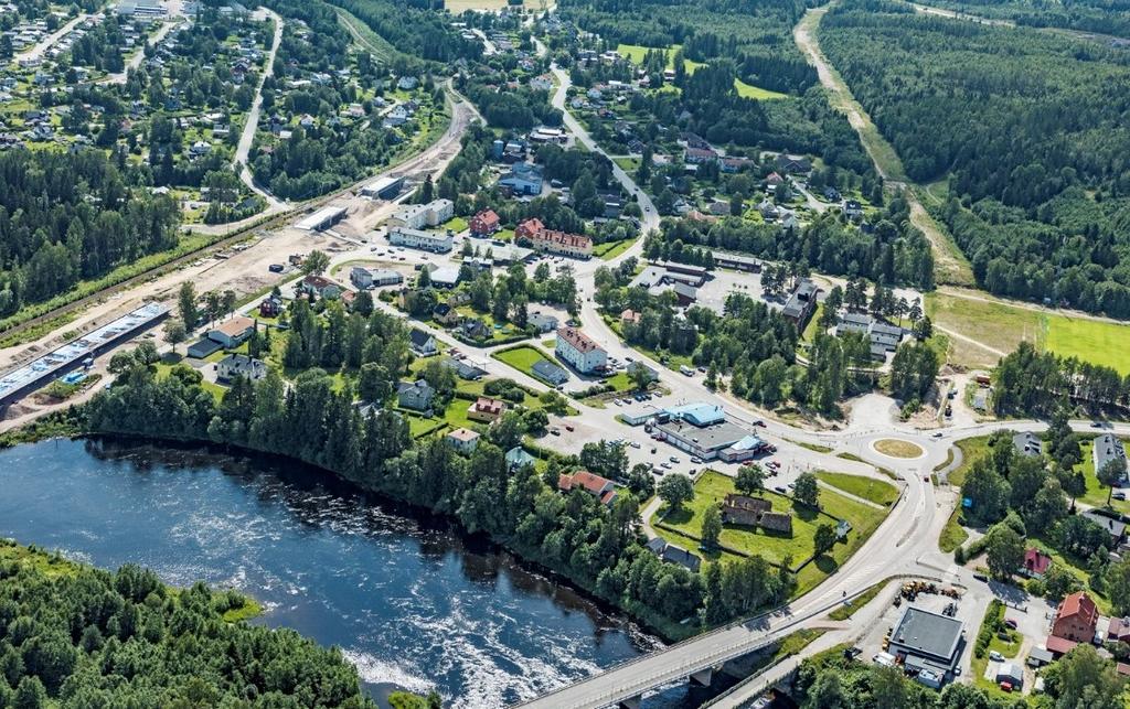 Njurundabommen Ett gammalt sockencentra för Njurunda, utan någon tydlig bebyggelsestruktur.
