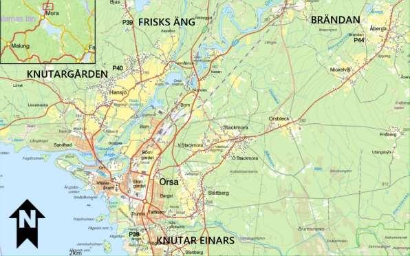 38. Knutar Einars Orsa Den här ytterst välhävdade artrika ängen blev Dalarnas första kommunala reservat år 1992.